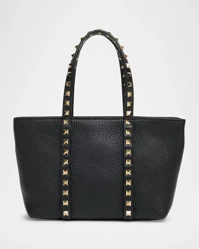 Valentino Mini Rockstud Leather Tote Bag