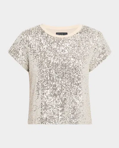 Generation Love Kai Sequin Top In Silver