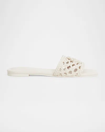 Simkhai Dion Vegan Leather Flat Sandals