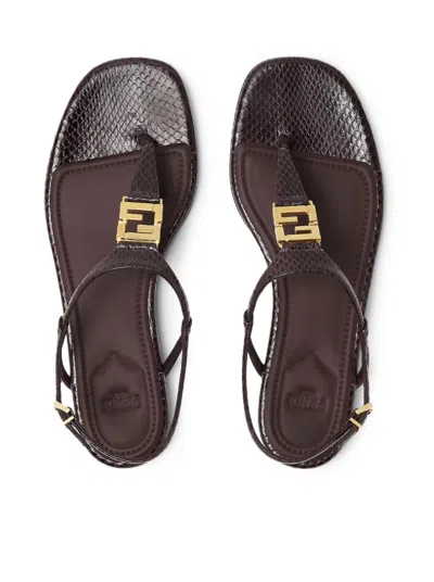 Fendi Ffold Ayers Flip-flops Shoes