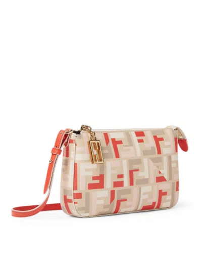 Fendi Women Pouch With Fabric Chain