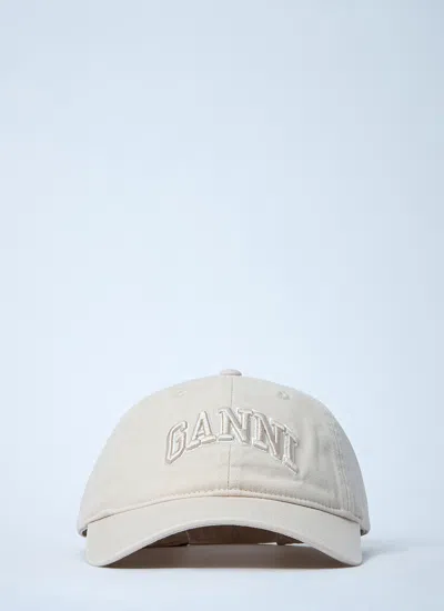 Ganni Women Logo Motif Baseball Cap