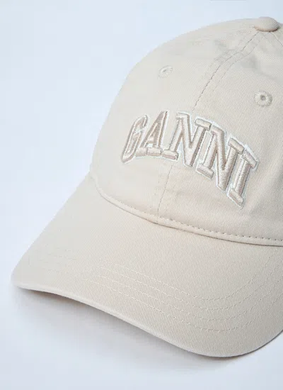 Ganni Women Logo Motif Baseball Cap