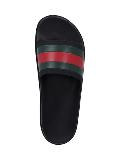 Gucci Men  - Web Rubber Slide