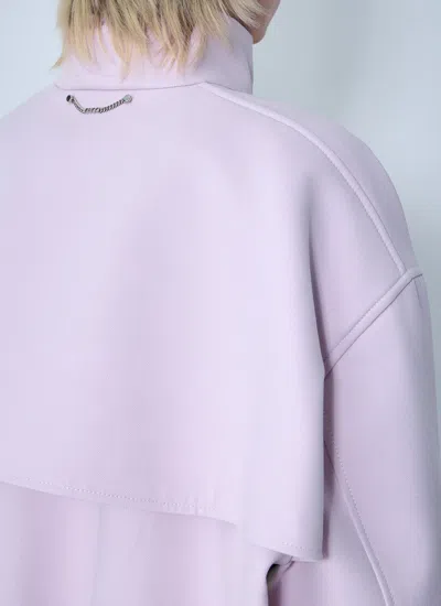 Gucci Women Cotton Canvas Delavé Bomber Jacket