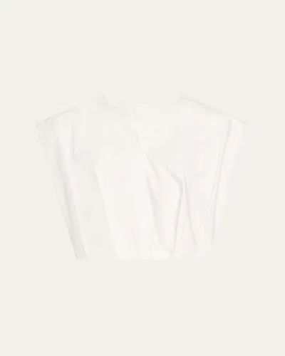 Simkhai Wrenli Pleated Top In White
