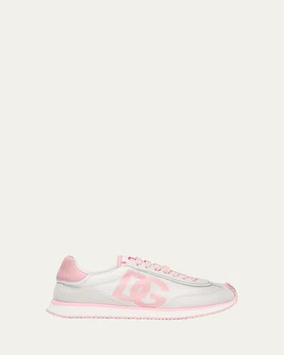 Dolce & Gabbana Mixed-material Dg Cushion Sneakers