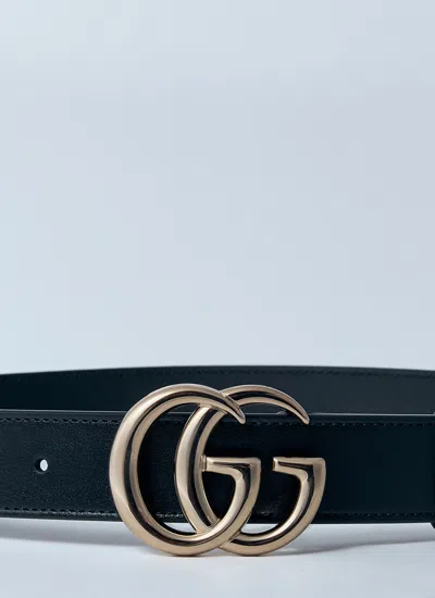 Gucci Women Gg Marmont Thin Belt
