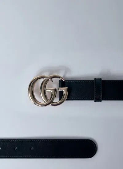 Gucci Women Gg Marmont Thin Belt