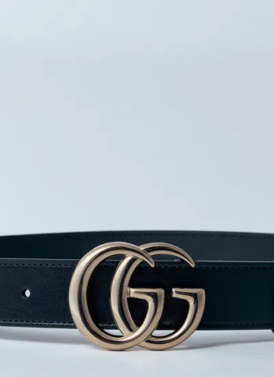 Gucci Women Gg Marmont Thin Belt