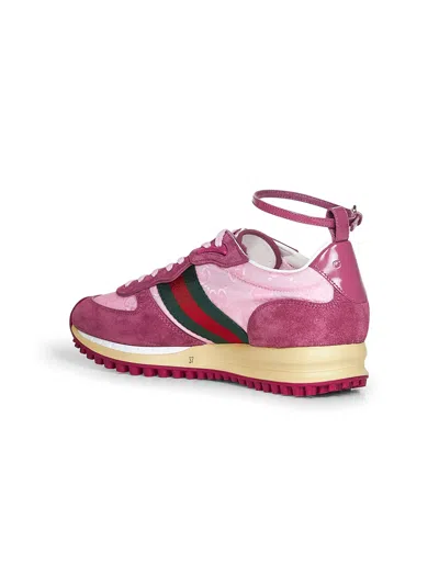 Gucci Women Pink  Re-motion Sneakers