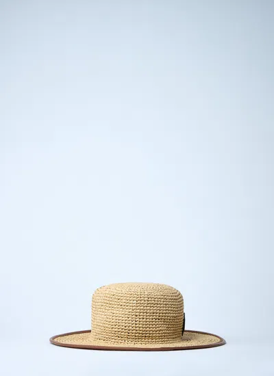 Gucci Women Straw Boater Hat