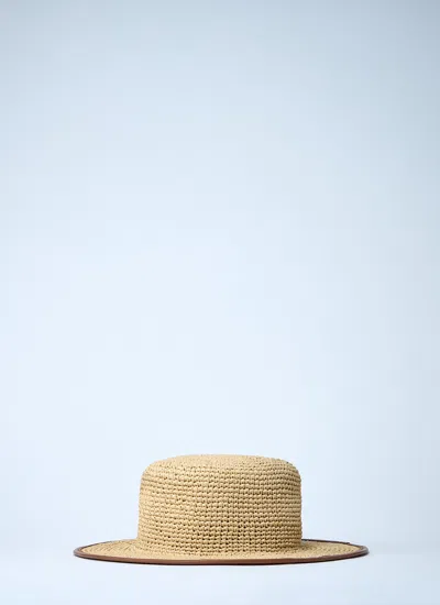 Gucci Women Straw Boater Hat