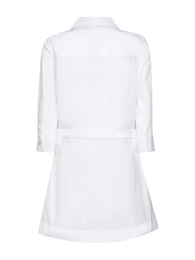 Gucci Women Cotton Poplin Shirt With Horsebit Hardware In White
