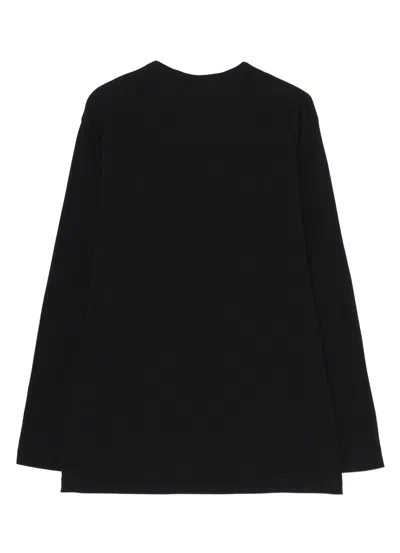 Yohji Yamamoto Combed Jersey Pigmented Printed Longsleeve
