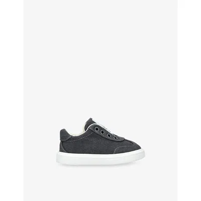 Dolce & Gabbana Canvas Slip-on Sneakers In Black