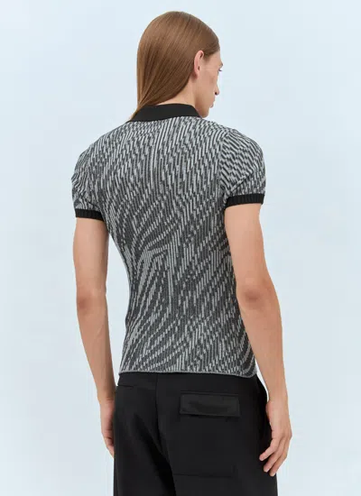 Jacquemus Polo Shirt With Lapel Short Sleeve In Gray
