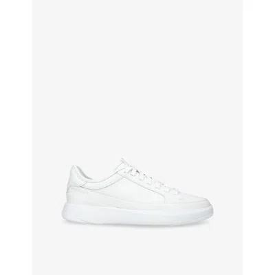 Cole Haan Mens White/comb Grand-pro All Day Leather Low-top Court Trainers Eur 42 / 8 Uk In White