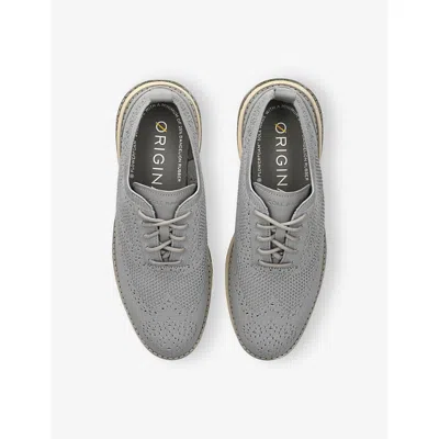 Cole Haan Men's Øriginal Grand Energyweave Stitchlite Wing Oxfords - Grey Size 8.5 In Gray