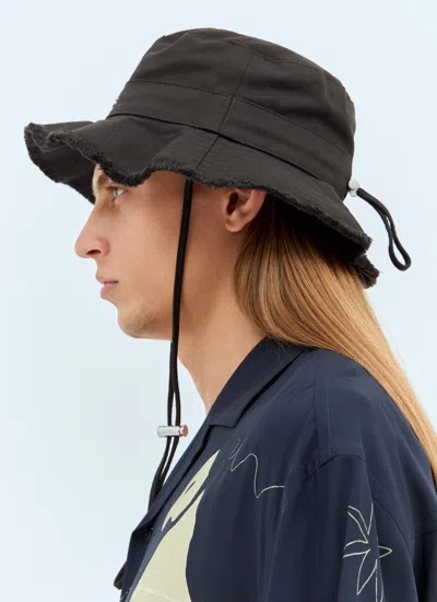 Jacquemus Le Bob Artichaut Hat In Black