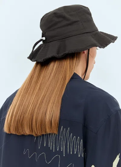 Jacquemus Le Bob Artichaut Hat In Black
