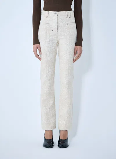 Jacquemus Women Le De Nimes Jeans In White