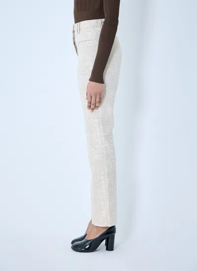 Jacquemus Women Le De Nimes Jeans In White