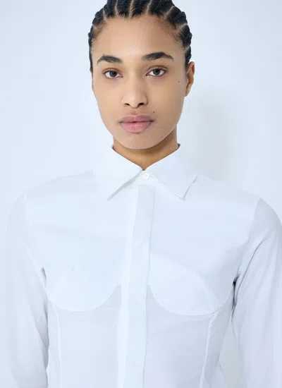 Jean Paul Gaultier Women Corset Shirt In White