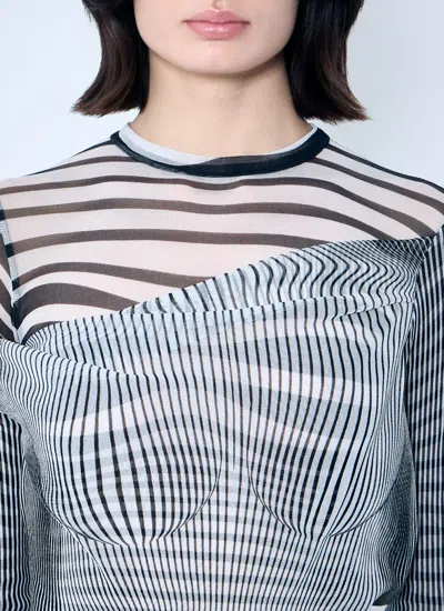 Jean Paul Gaultier Women Double-layer Mesh Bodysuit