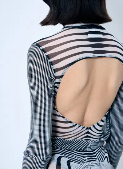 Jean Paul Gaultier Women Double-layer Mesh Bodysuit