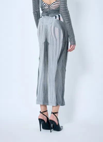 Jean Paul Gaultier The Draped Body Morphing Maxi Skirt
