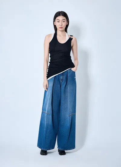Jean Paul Gaultier Women Twisted Double-layer Tank Top