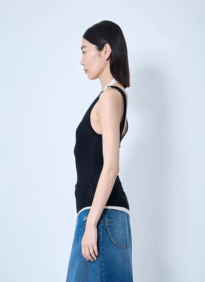 Jean Paul Gaultier Women Twisted Double-layer Tank Top