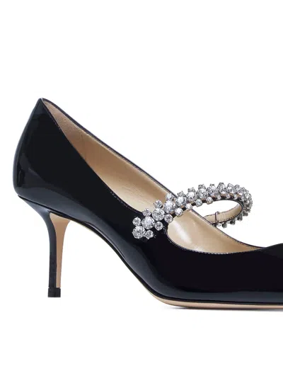 Jimmy Choo Women Bing 65 Crystals Patent Leather Pumps