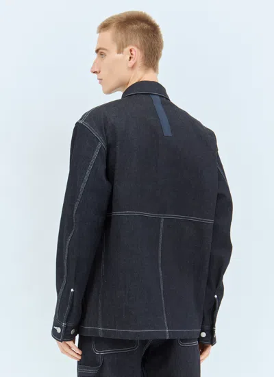 Junya Watanabe Carhartt Jacket With Collared Design And Multiple Pockets In Blue