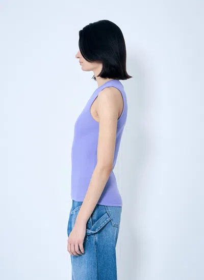 Jw Anderson Women's Anchor Jwa Logo Tank Top In Purple
