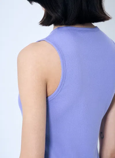 Jw Anderson Women's Anchor Jwa Logo Tank Top In Purple