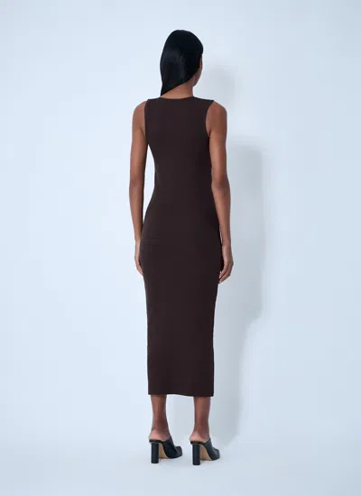 Jw Anderson J. W. Anderson Twisted Strap Midi Dress In Black