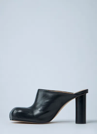 Jw Anderson Black Nappa Leather Paw Mules