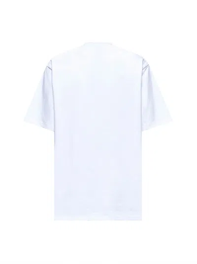 Jw Anderson J. W. Anderson Window Embroidered White Cotton T-shirt In White
