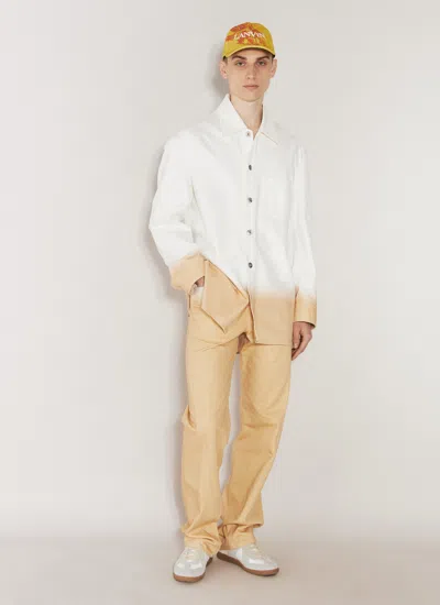 Lanvin Twisted Pants With A Gradient Effect