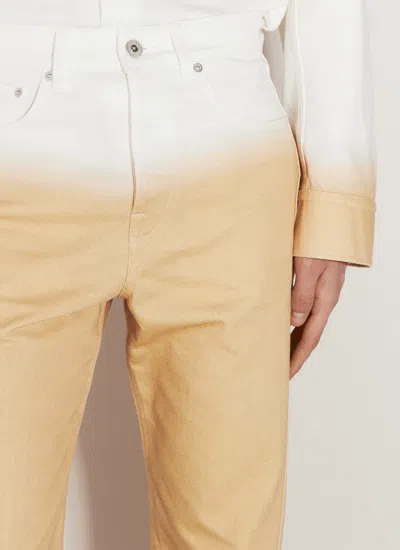Lanvin Twisted Pants With A Gradient Effect
