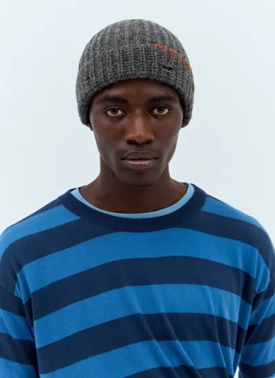 Marni Men Wool Beanie Hat