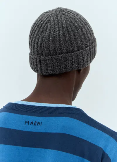 Marni Men Wool Beanie Hat