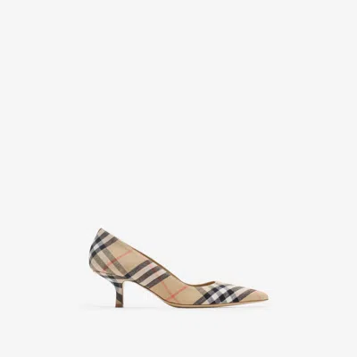 Burberry 55mm Check Dame Pumps