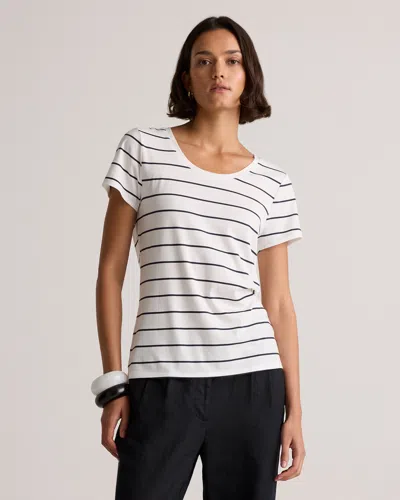 Quince Women's Cotton Modal Scoop Neck T-shirt