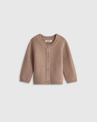 Quince Sweater Cardigan Sweater In Brown