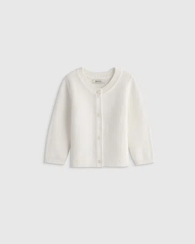 Quince Sweater Cardigan Sweater In White