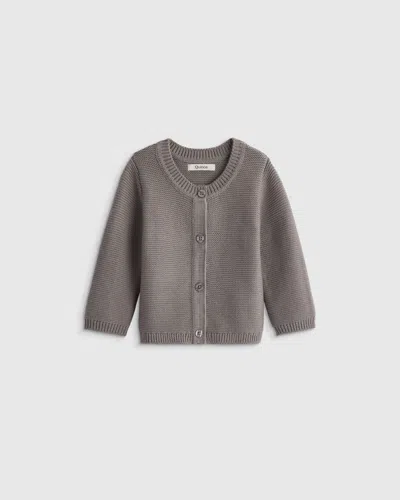 Quince Sweater Cardigan Sweater In Gray