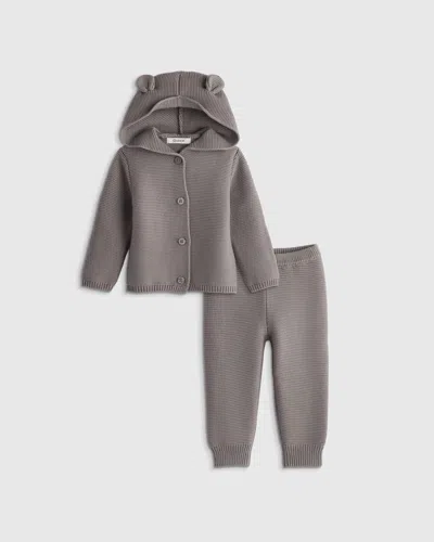 Quince Sweater Set In Gray